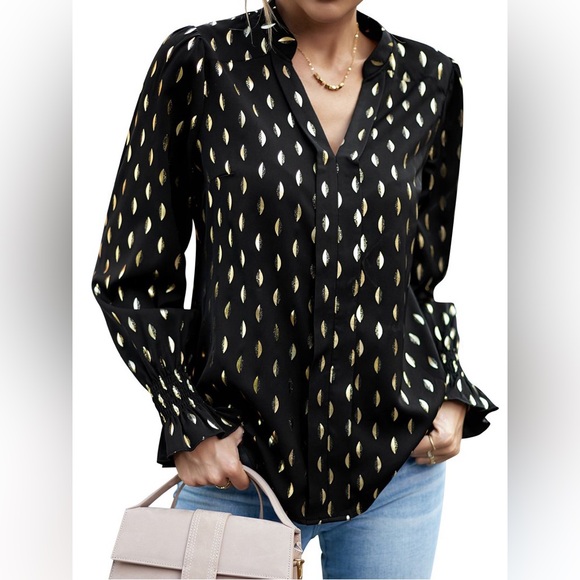 Miss Sparkling Tops - Miss Sparkling The Brenda Blouse